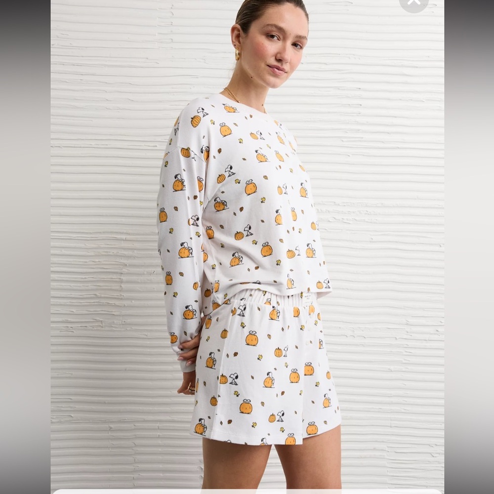 NWT luxe plush snoopy pajamas